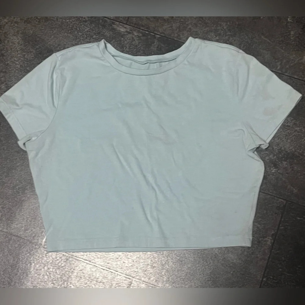 Wild Fable Blueish Green - Greenish Blue Crop Top Top